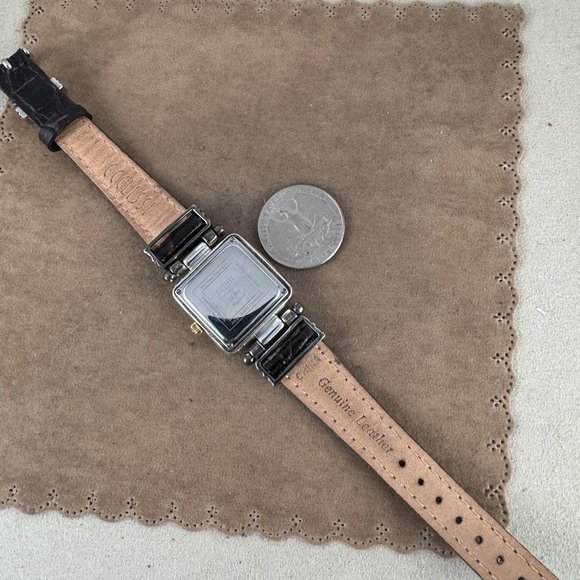 Vintage Ecclissi Sterling Silver Western Watch Turquoise Face - Picture 7 of 8